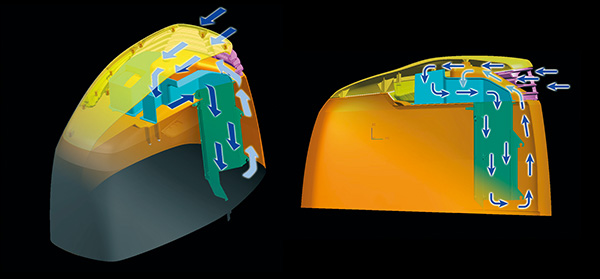 Diagram of Large Air Intake with Water Separator